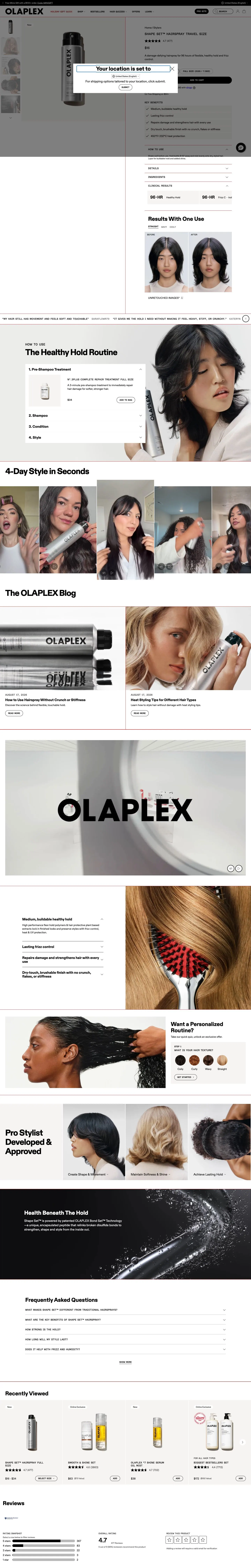 olaplex.com — Mahsulot