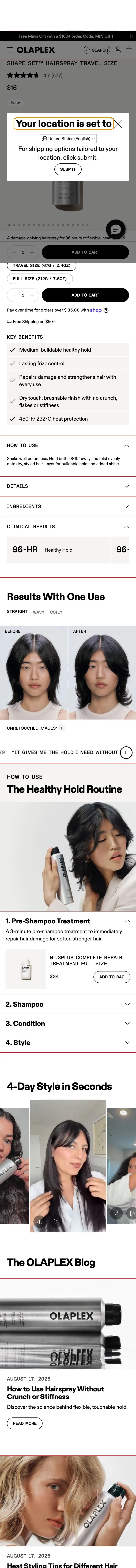 olaplex.com — Mahsulot