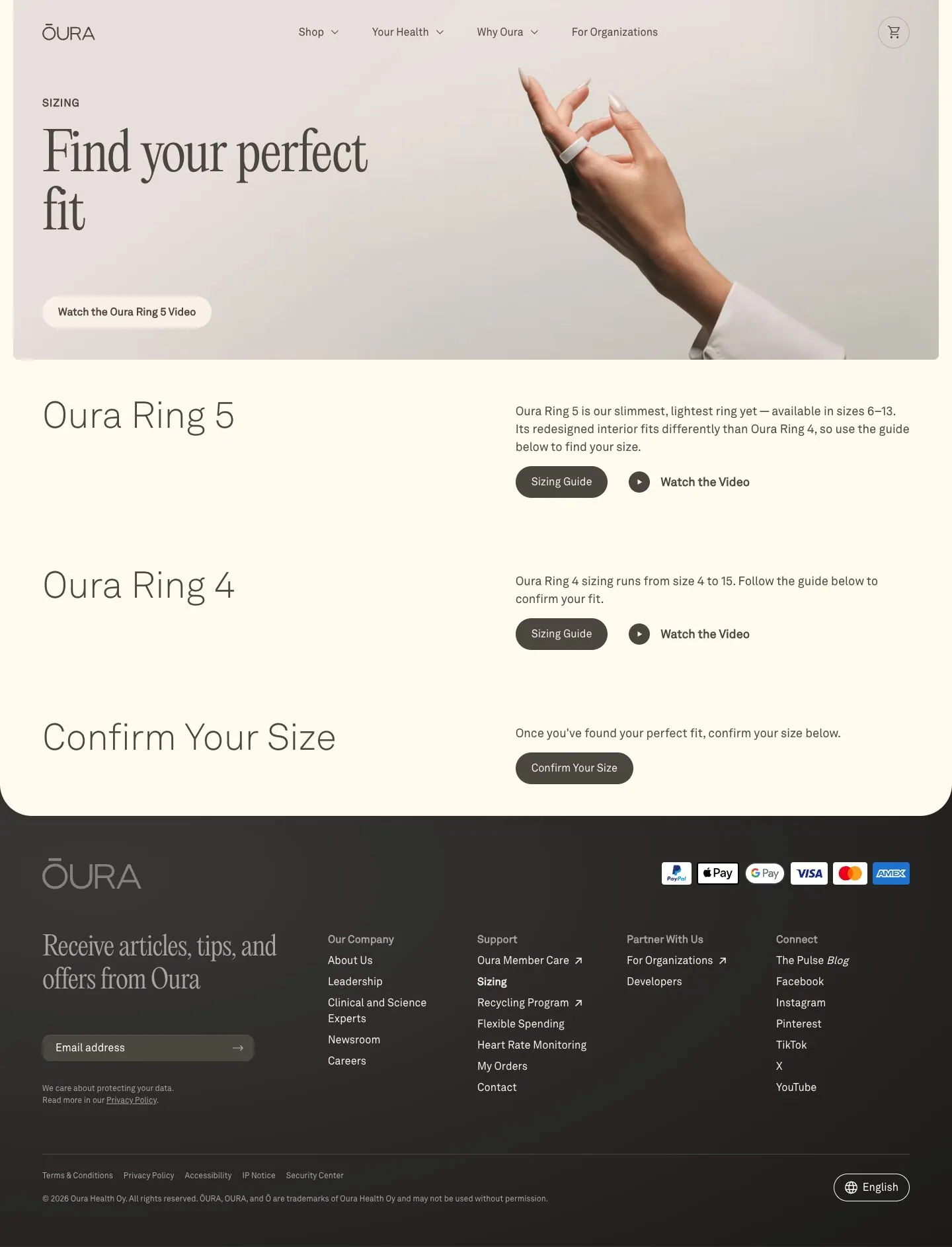 ouraring.com — Boshqa