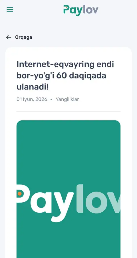 Paylov — Article