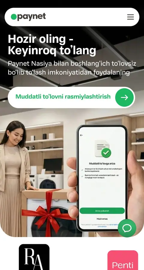 paynet.uz — Landing sahifa