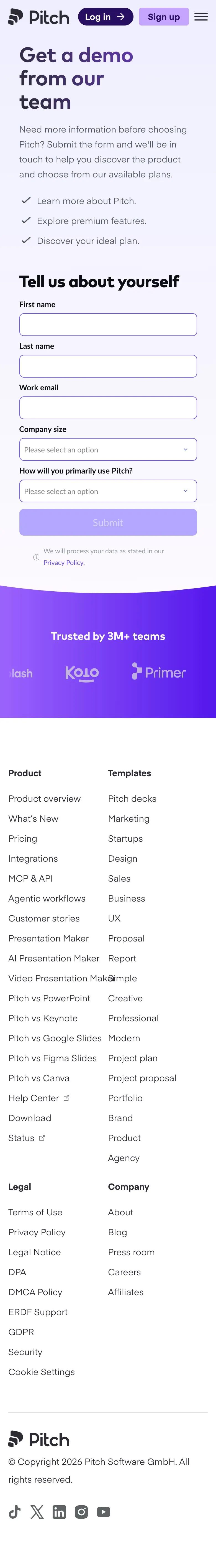 Pitch — Other
