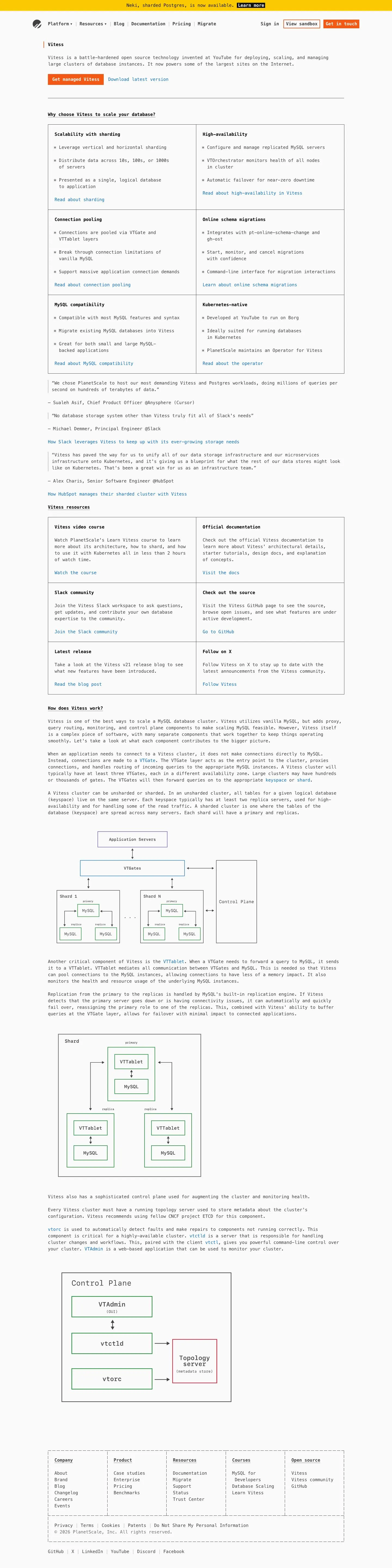 planetscale.com — Narxlar