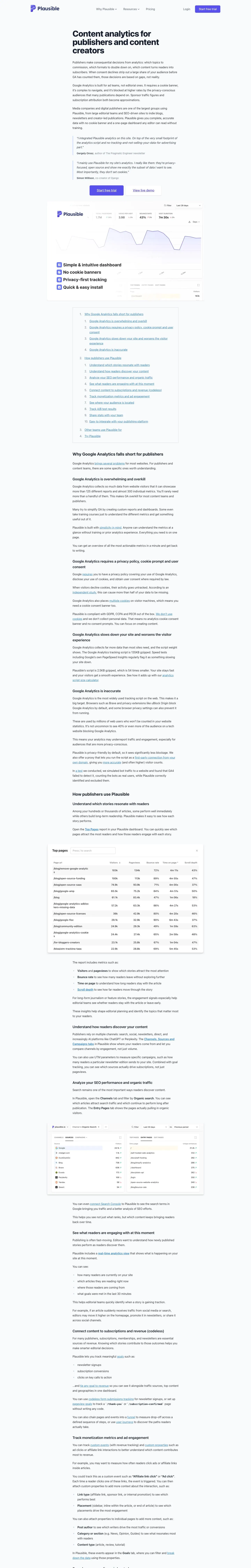 Plausible — Yangiliklar va blog