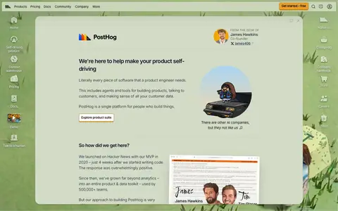posthog.com — Biz haqimizda