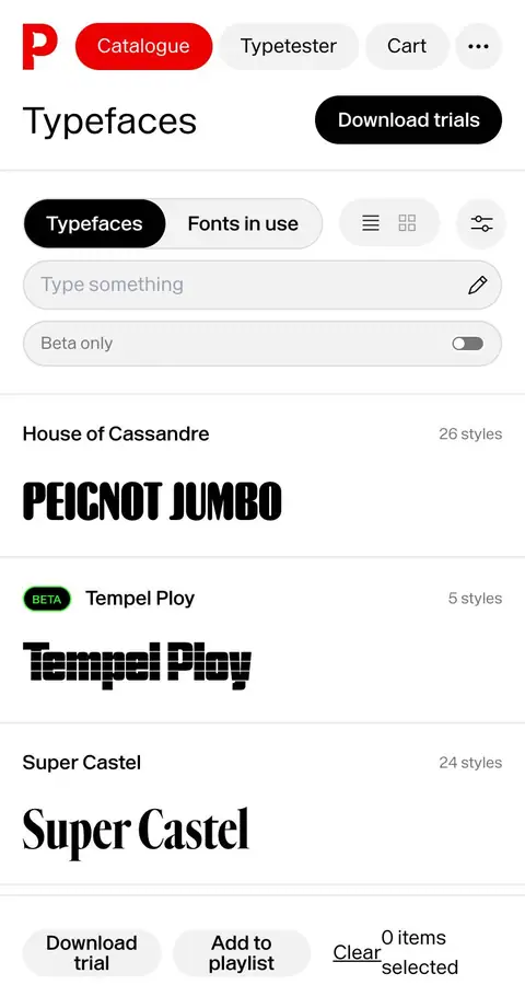 Catalog