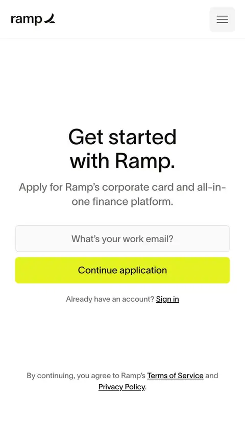 Sign up