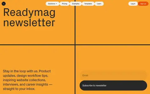 readymag.com — News & blog