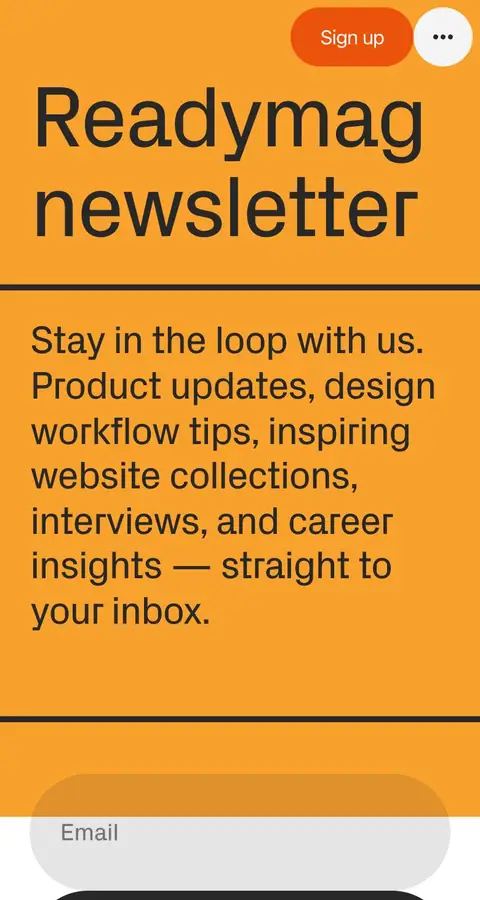 readymag.com — Yangiliklar va blog