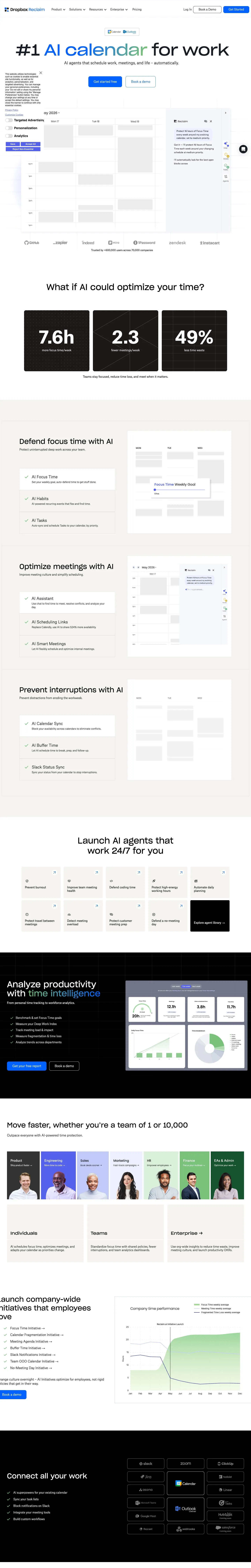 Reclaim — Bosh sahifa