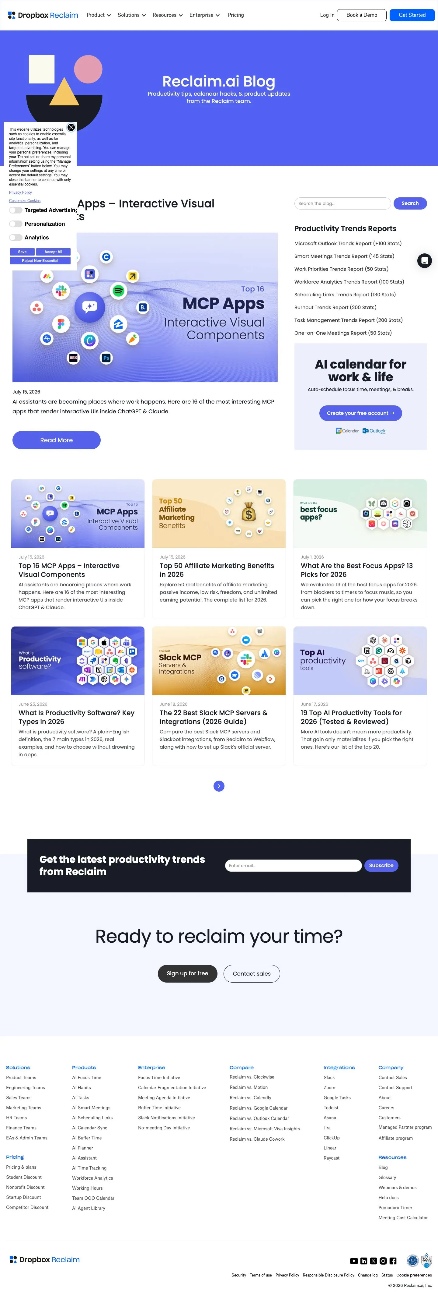 Reclaim — Yangiliklar va blog