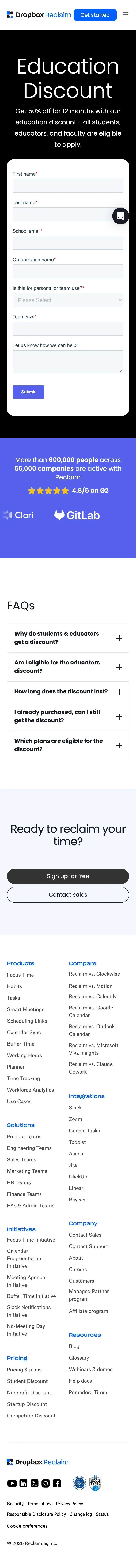 Reclaim — Promo