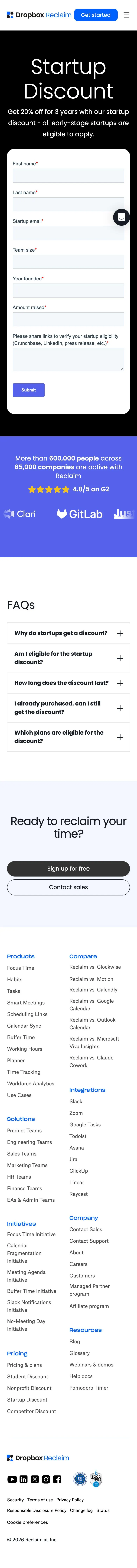 Reclaim — Promo