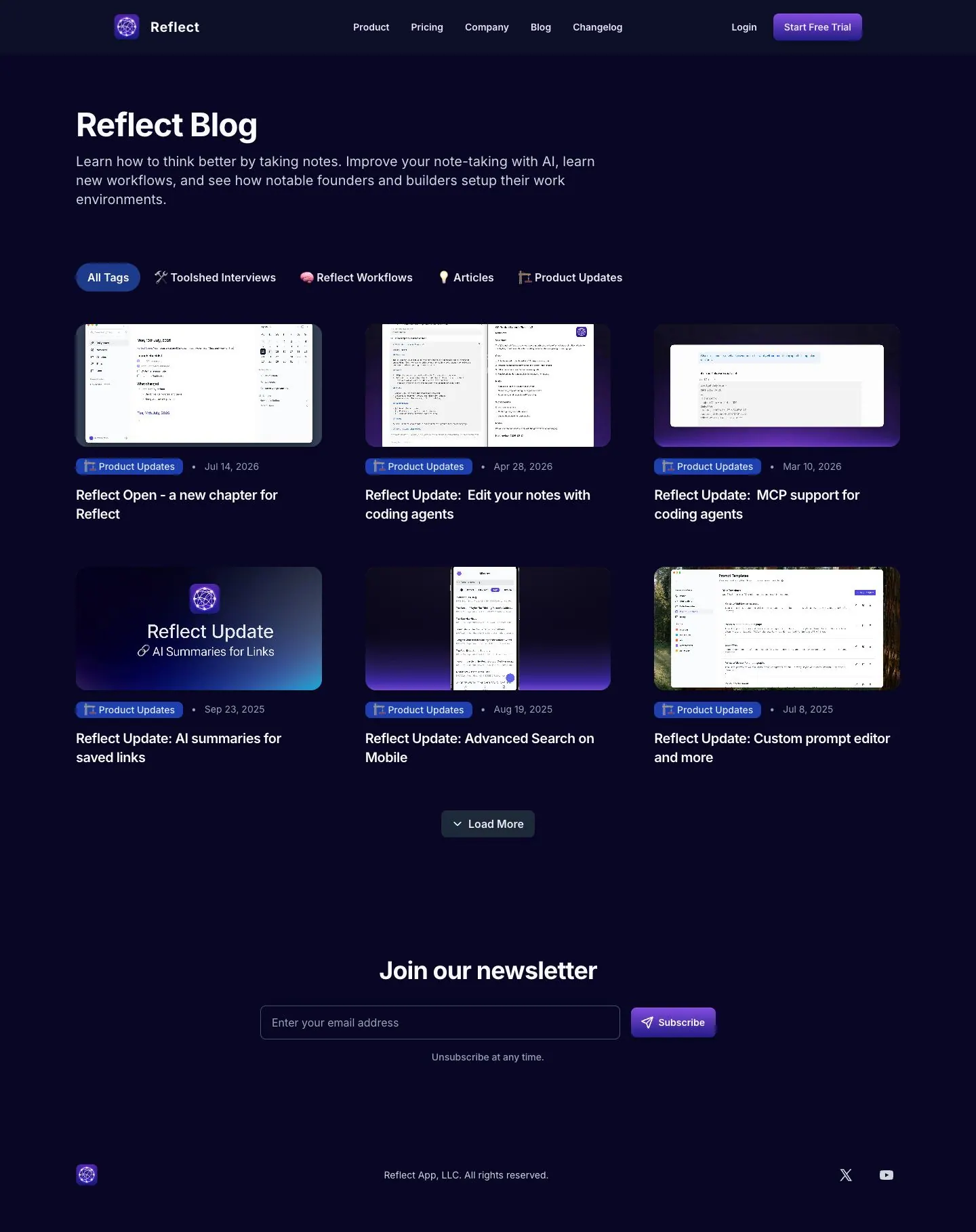 Reflect — News & blog
