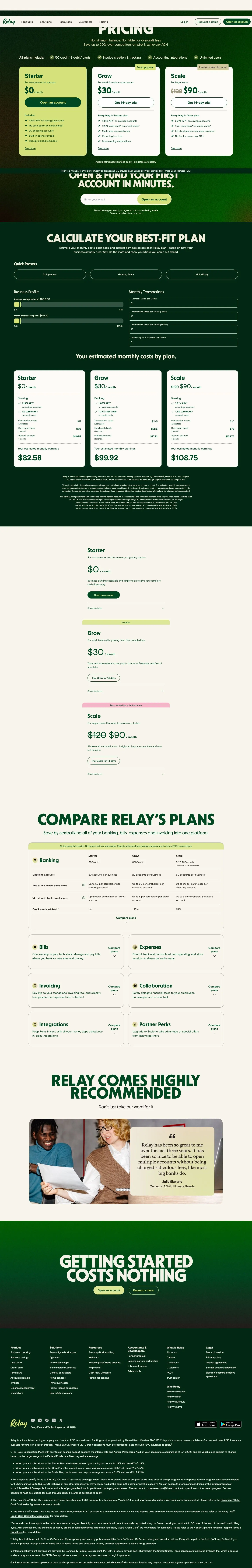 relayfi.com — Pricing