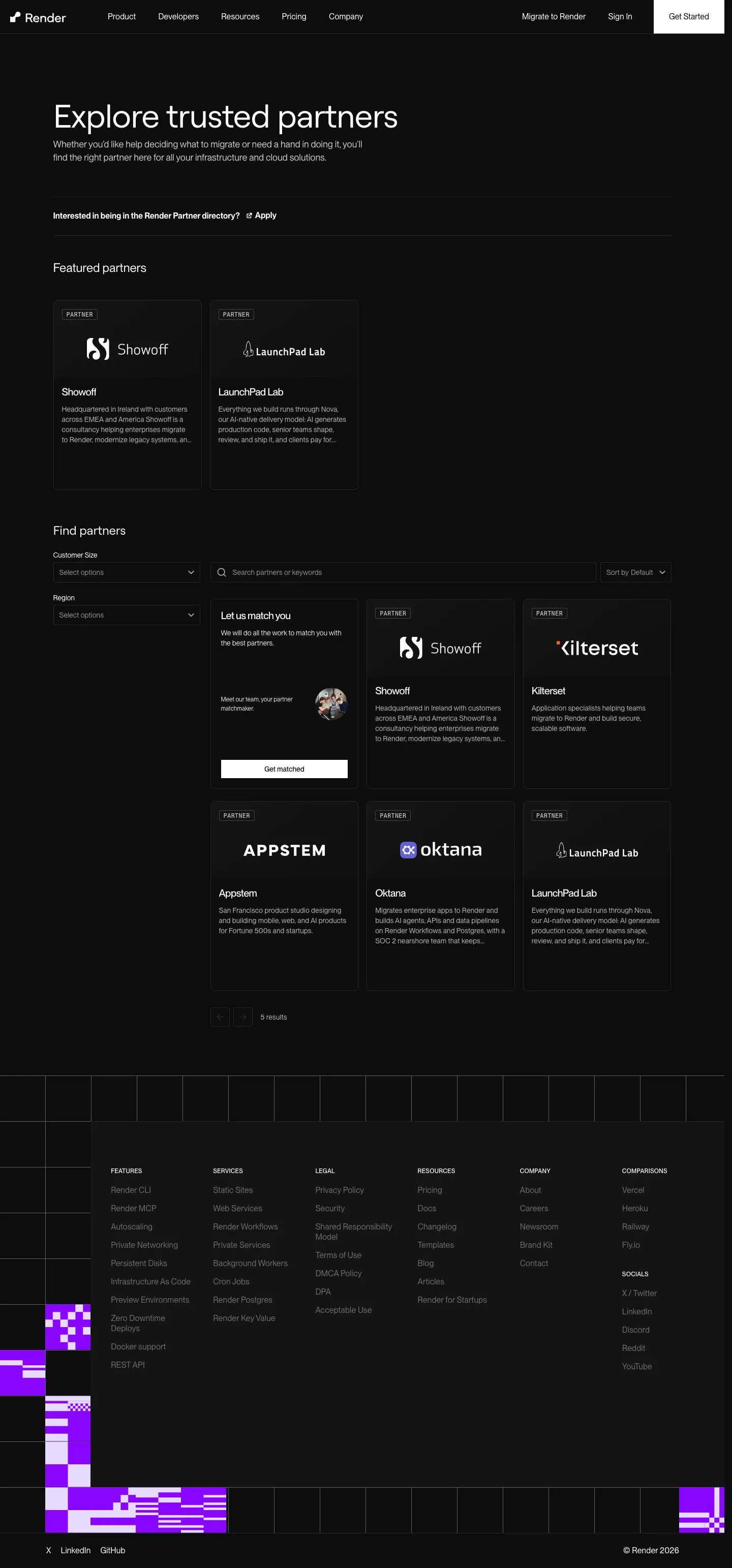 render.com — Other