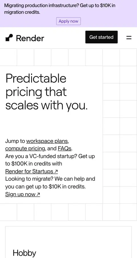 Render — Pricing