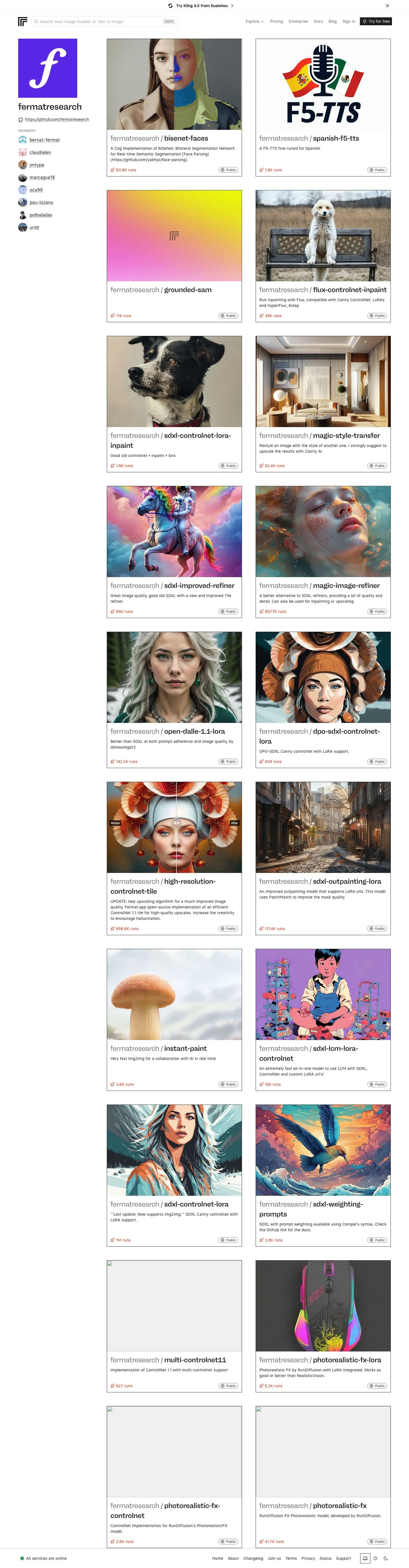 Replicate — Profil