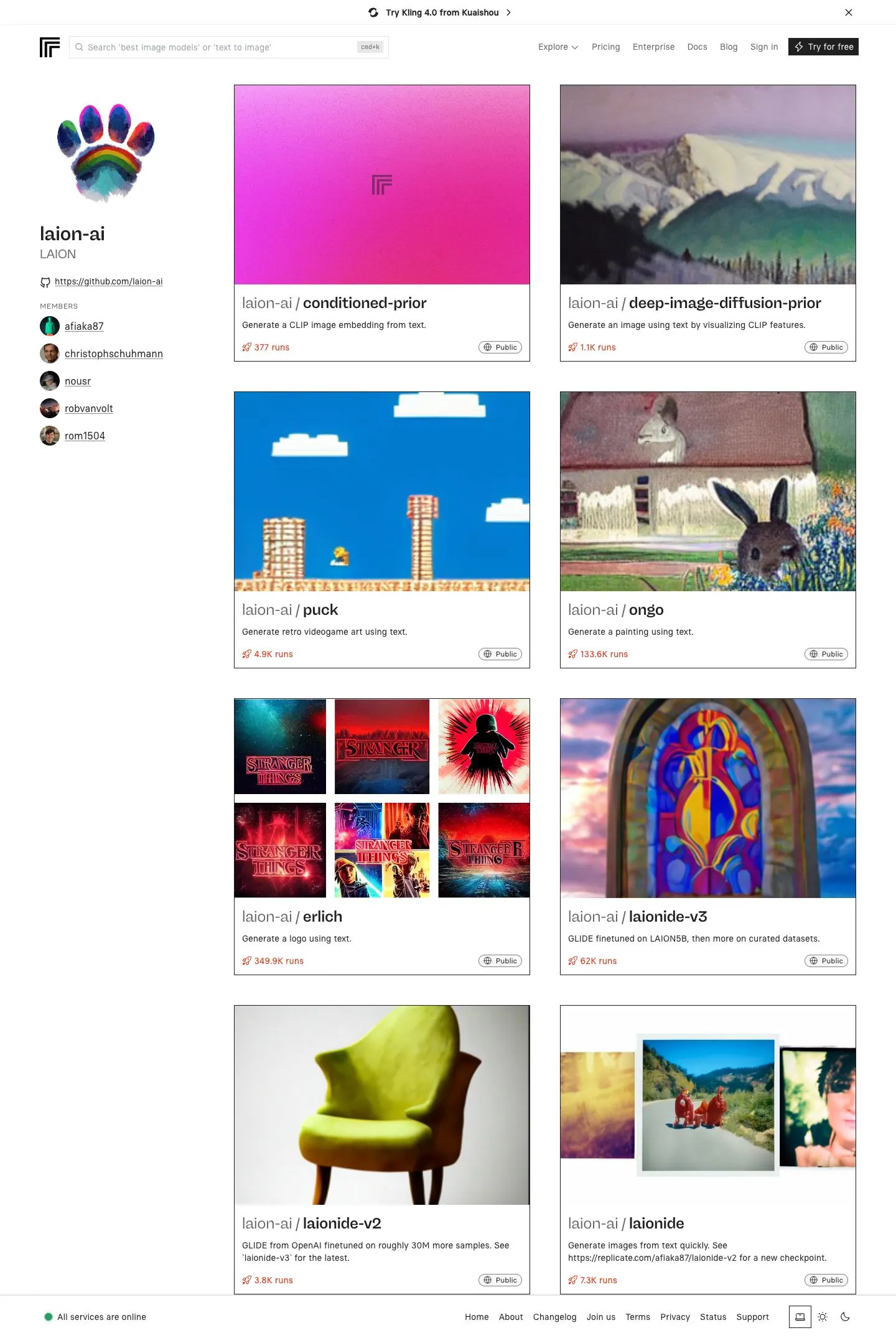 Replicate — Profil