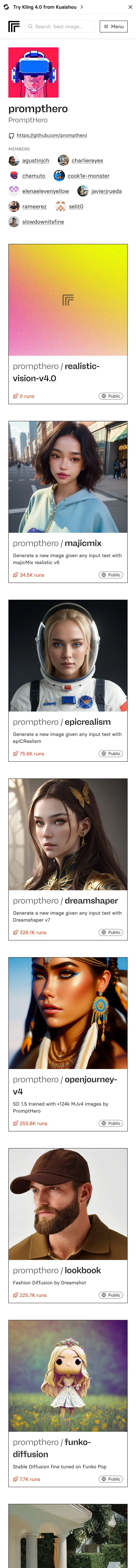 Replicate — Profil