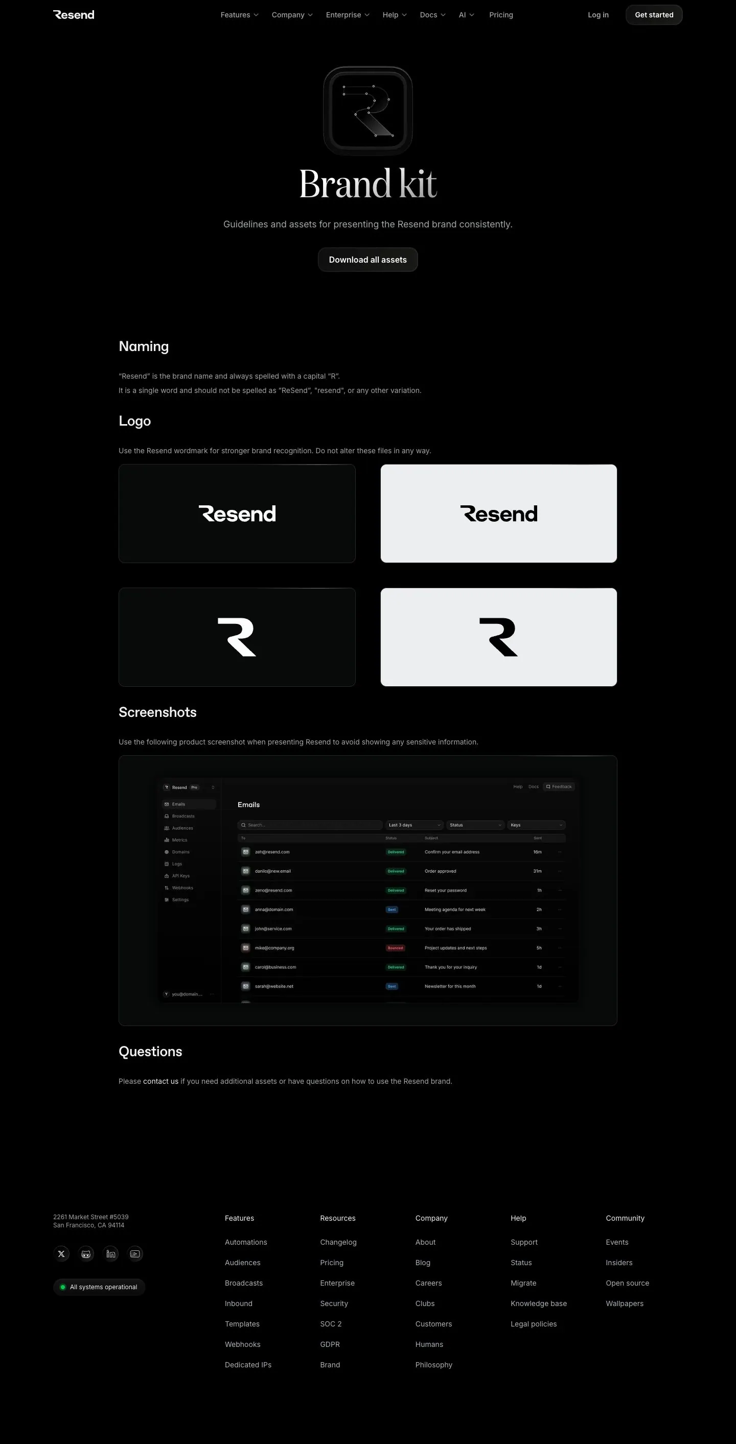 resend.com — Boshqa