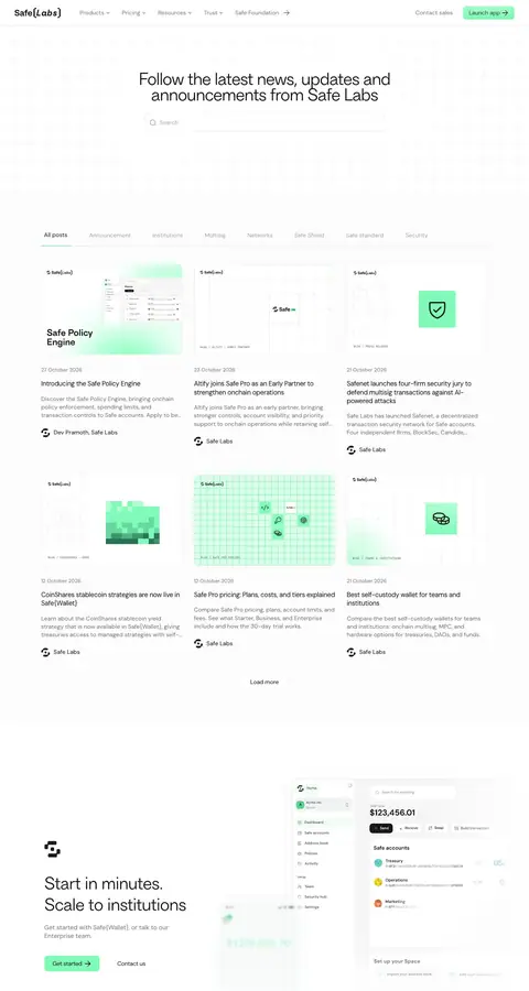safe.global — Yangiliklar va blog