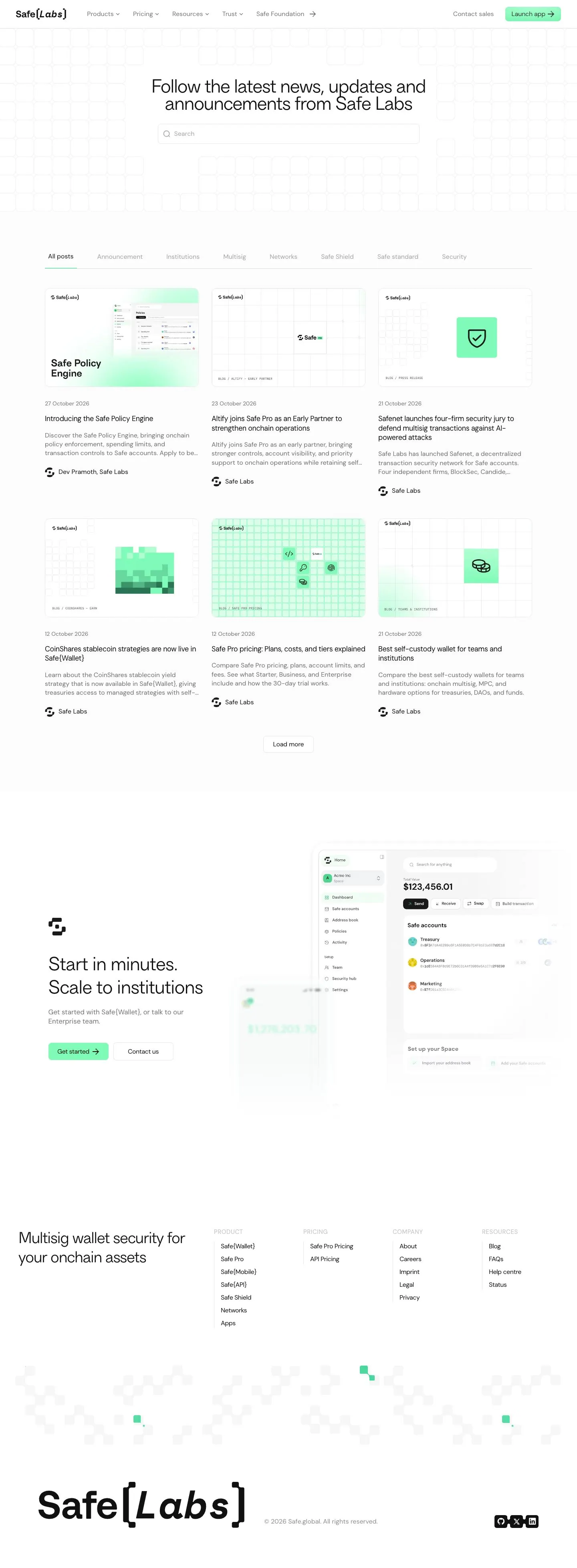 safe.global — Yangiliklar va blog