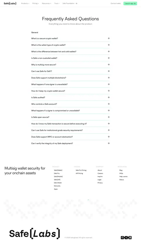 safe.global — Yordam va FAQ