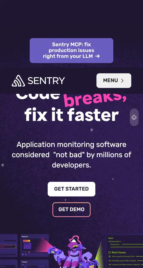 Landing page