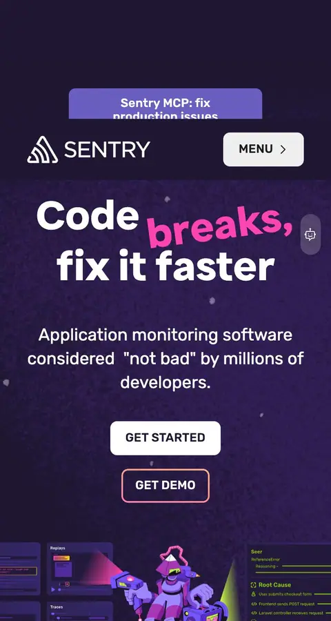 Landing page