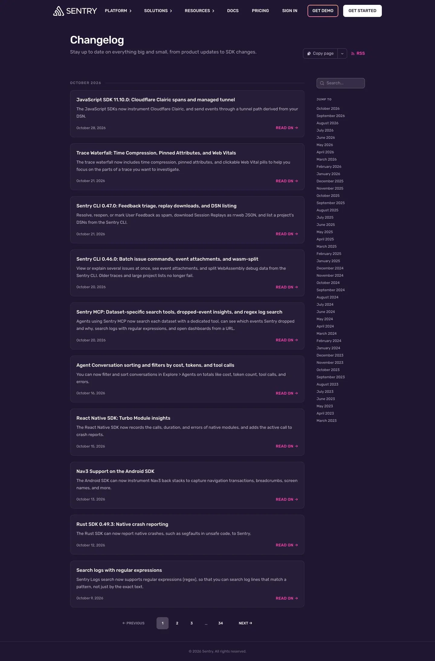 sentry.io — Boshqa