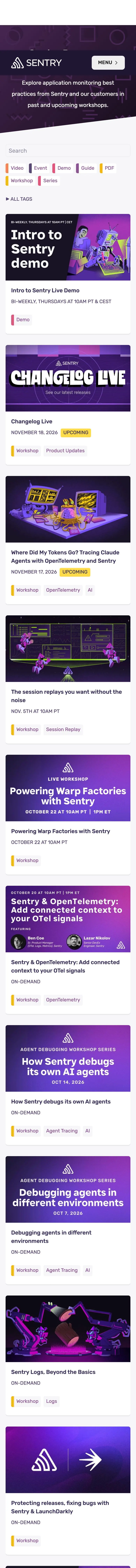 Sentry — Catalog