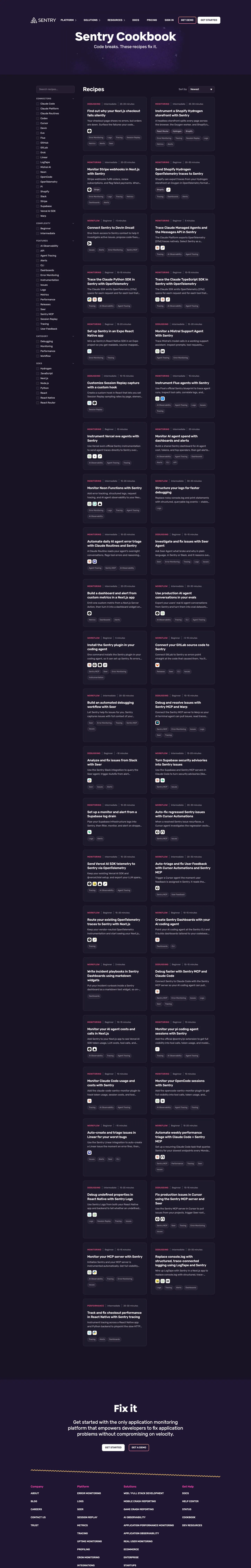sentry.io — Boshqa