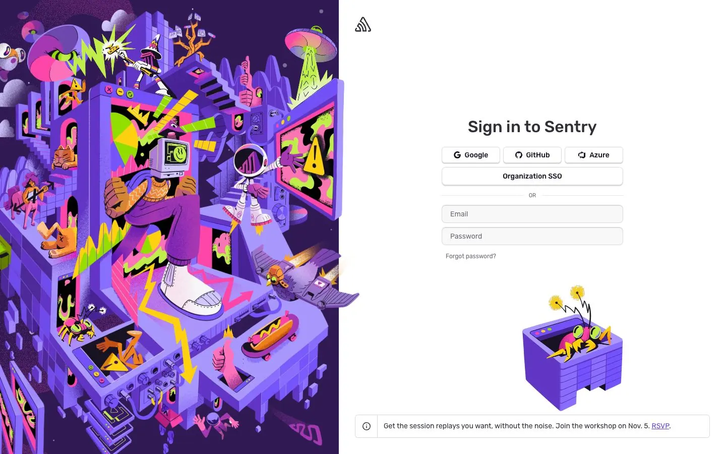 Sentry — Login
