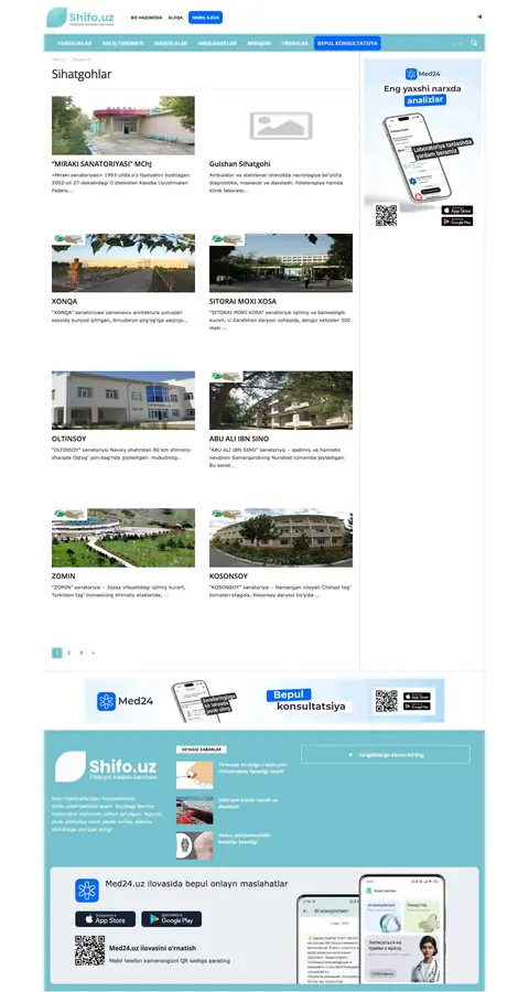 Shifo.uz — Katalog