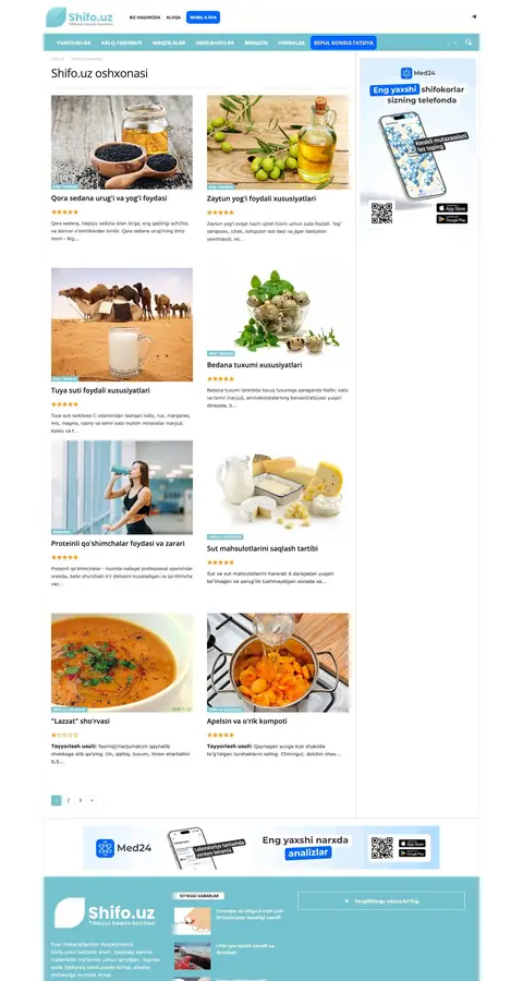 Shifo.uz — Katalog