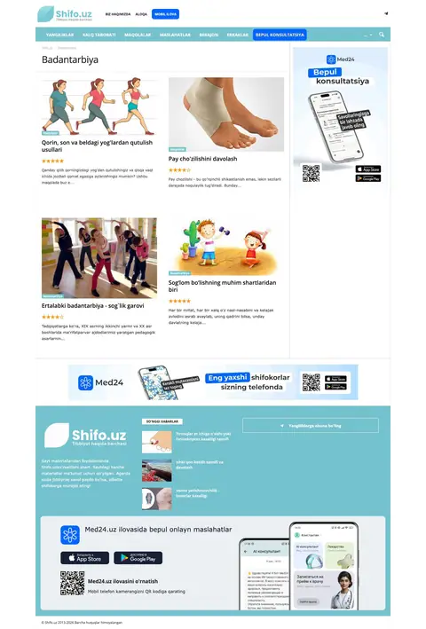 Shifo.uz — Katalog