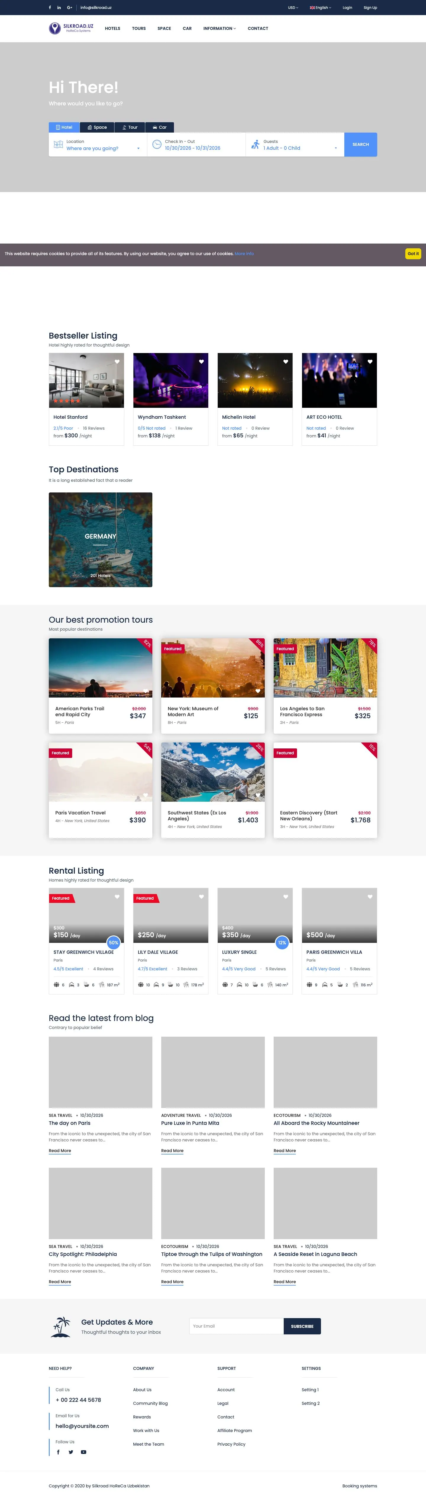 Silkroad — Bosh sahifa