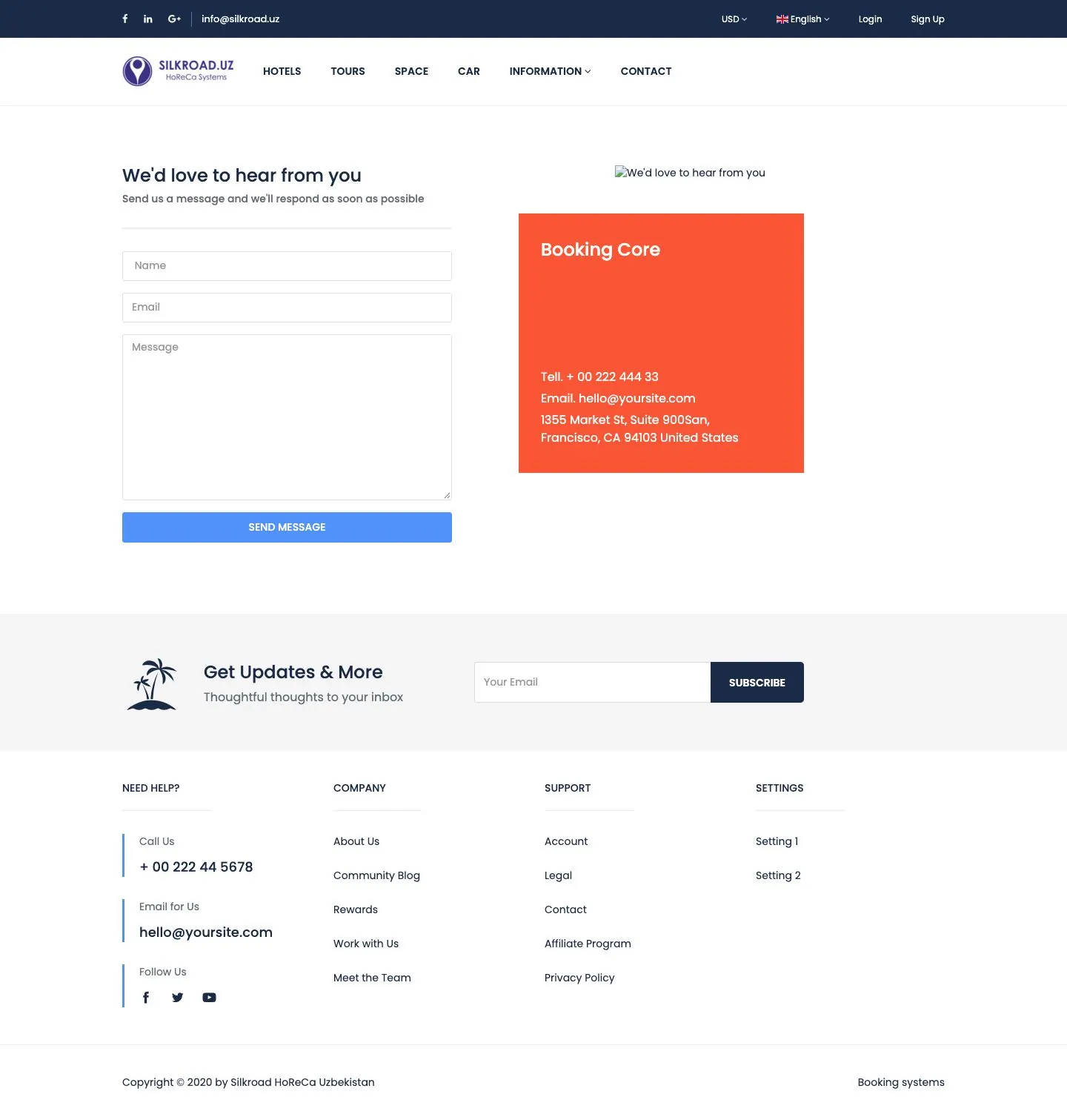 Silkroad — Contact