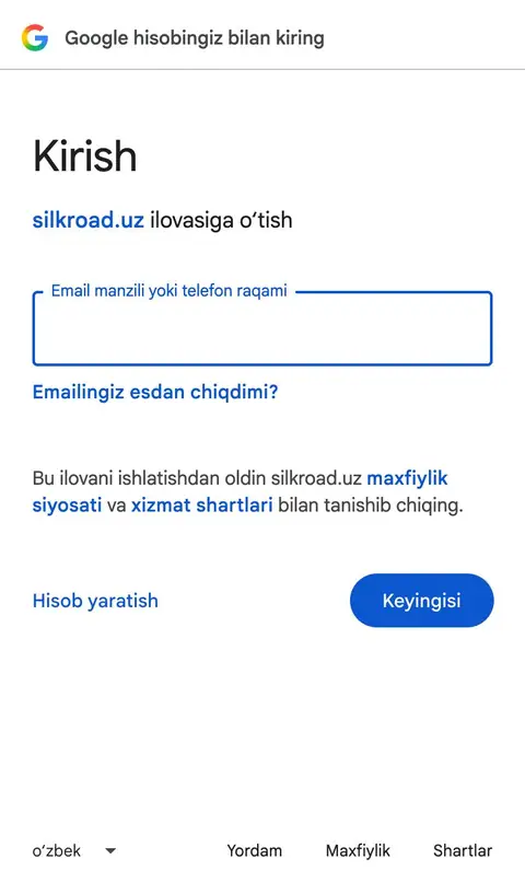 Login