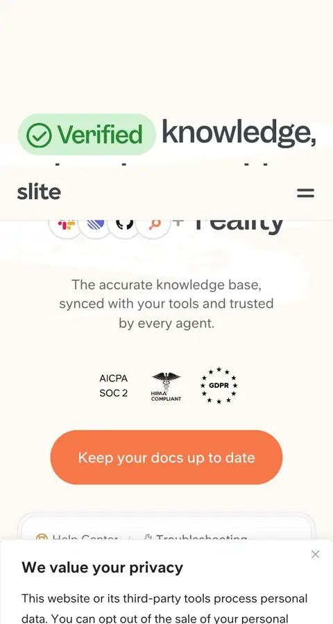 Slite — Bosh sahifa