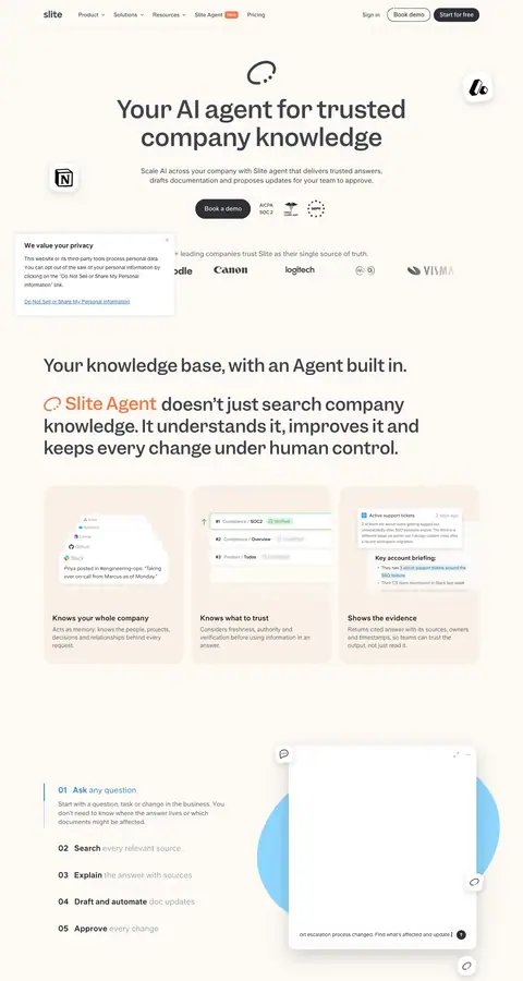 Slite — Biz haqimizda