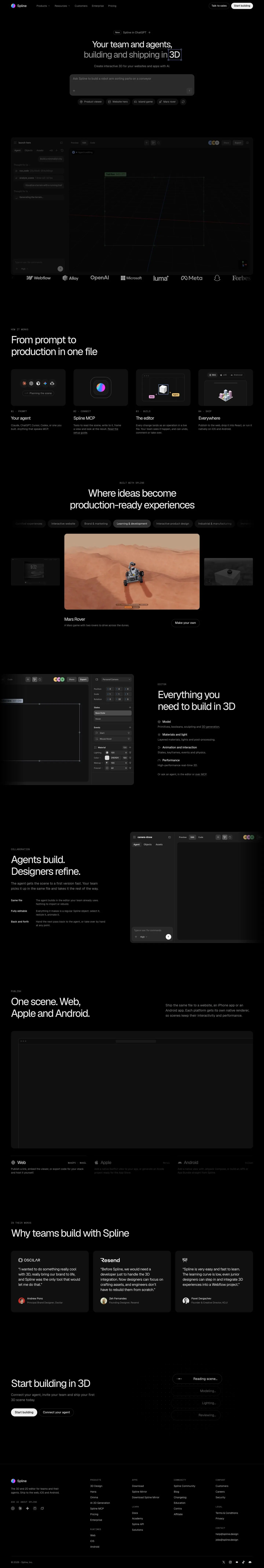 Spline — Bosh sahifa