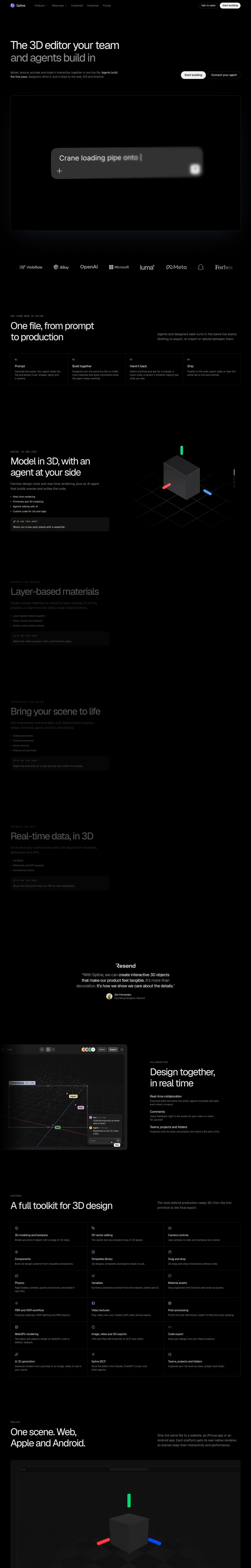 Spline — Product