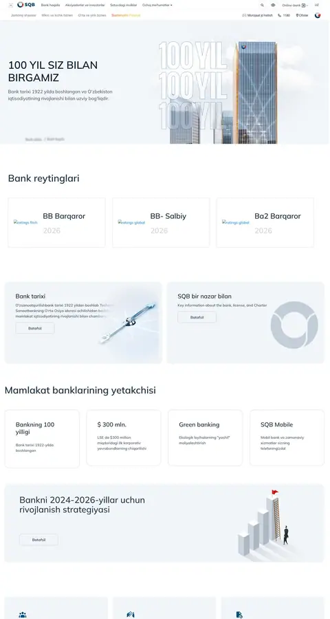 SQB — Biz haqimizda