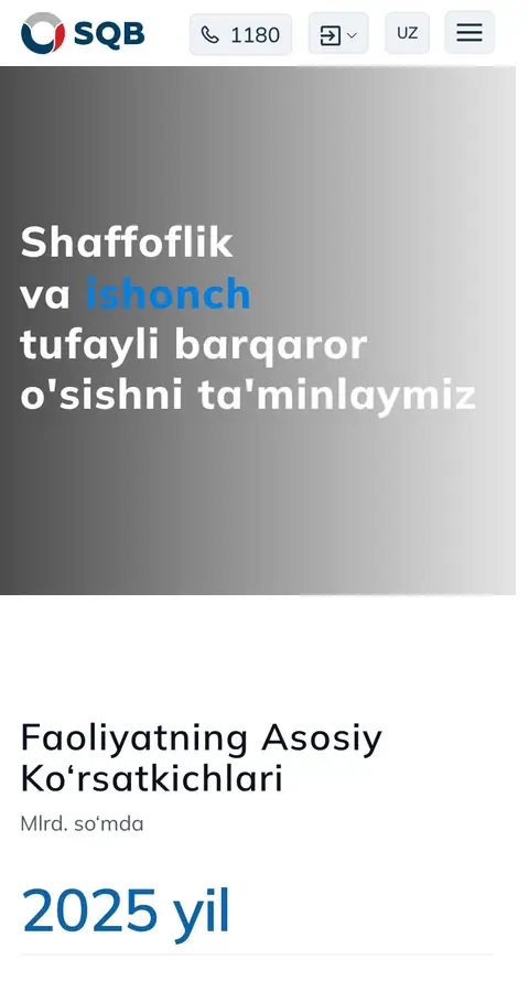 SQB — Biz haqimizda
