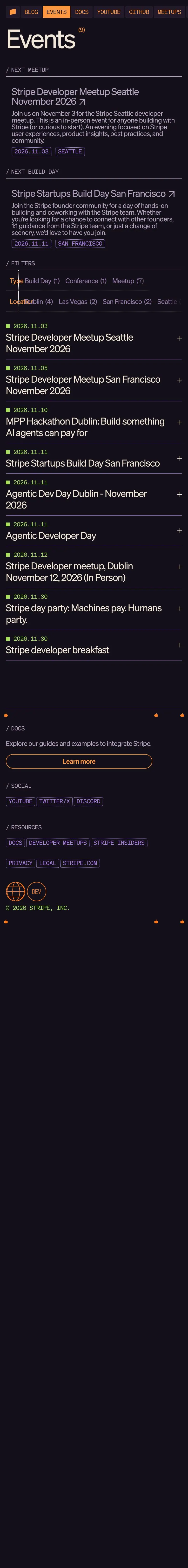 stripe.dev — Boshqa