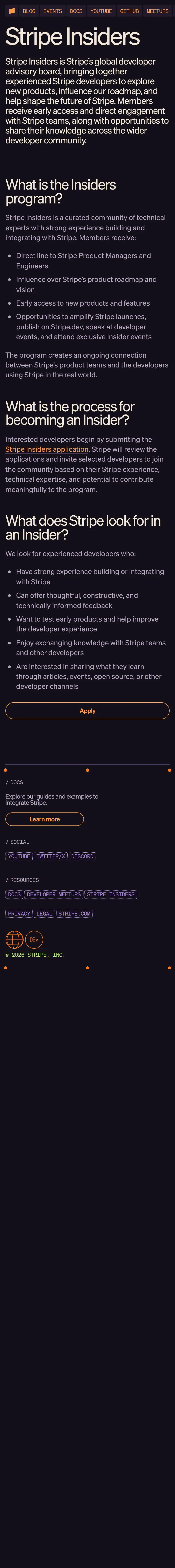 stripe.dev — Boshqa