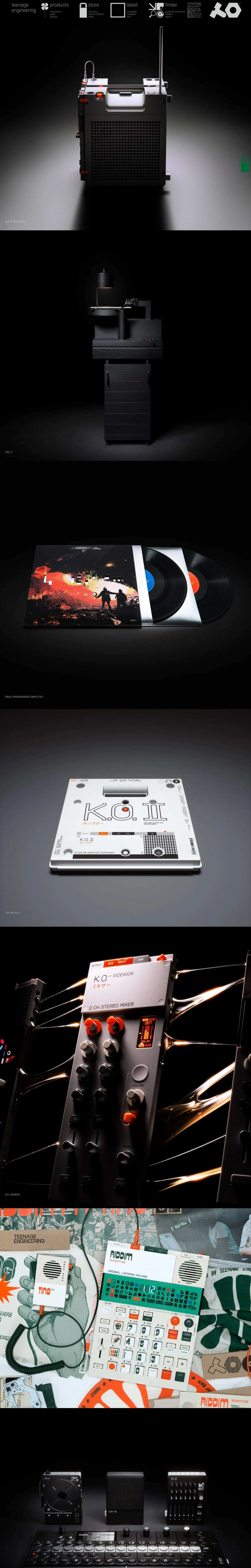 Teenage Engineering — Katalog