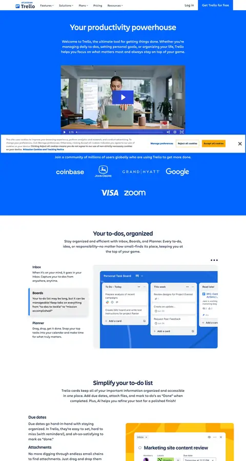 Trello — Boshqa